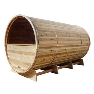 Fass Sauna Traditionell TR-400 Halb Glas
