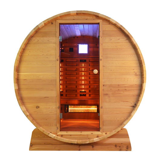 Infracrvena bačva sauna Cedar Wood Rustic