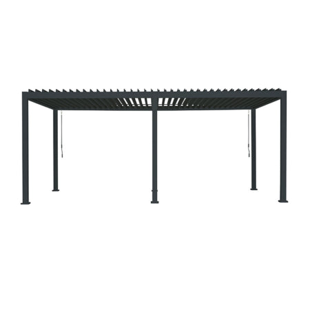 Überdachung Pavillon 3 x 6 Meter anthrazit
